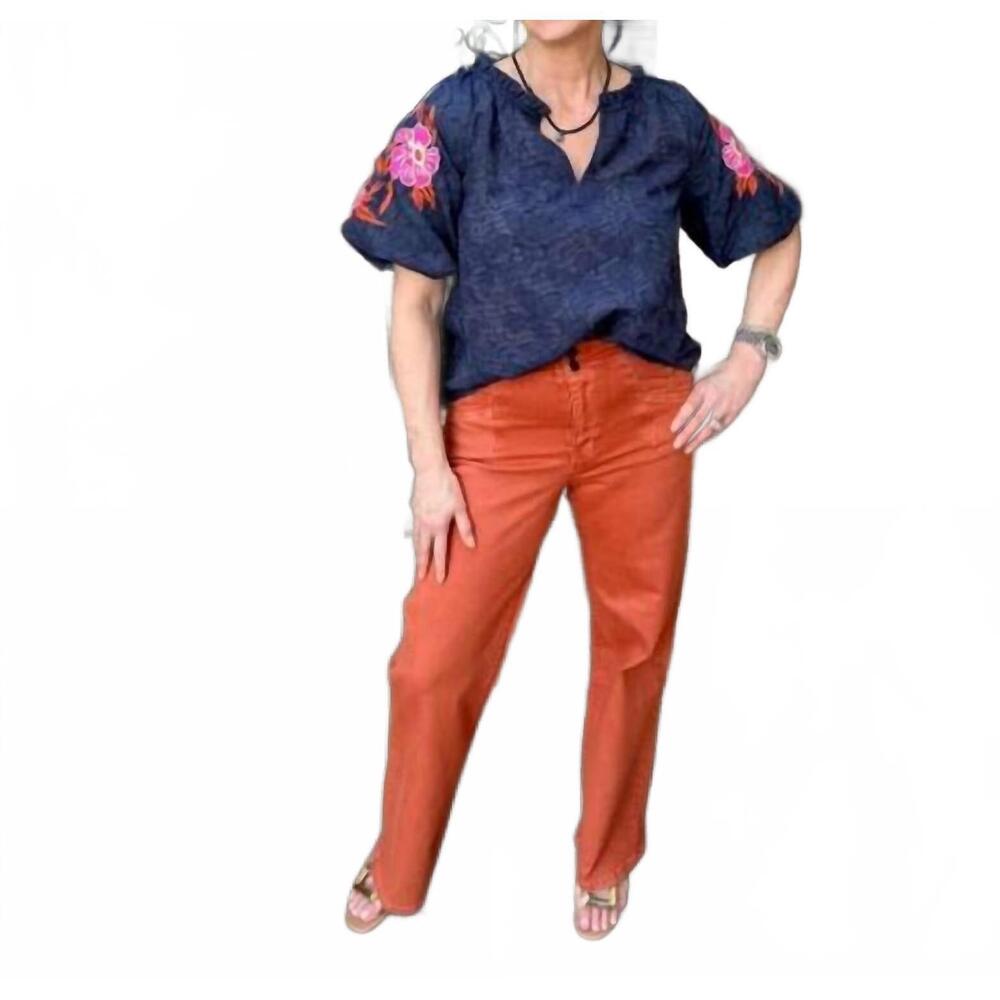 NEW VOY tina blouse in blue